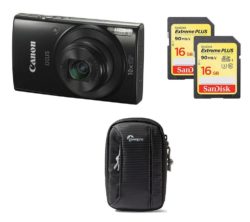 CANON IXUS 190 Compact Camera & Accessories Bundle